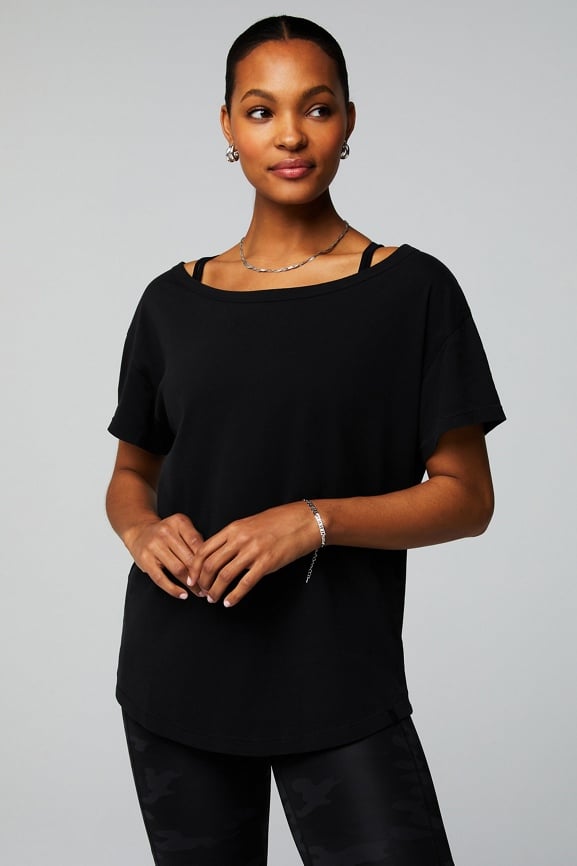 Fabletics 100% Cotton Oversized Tee