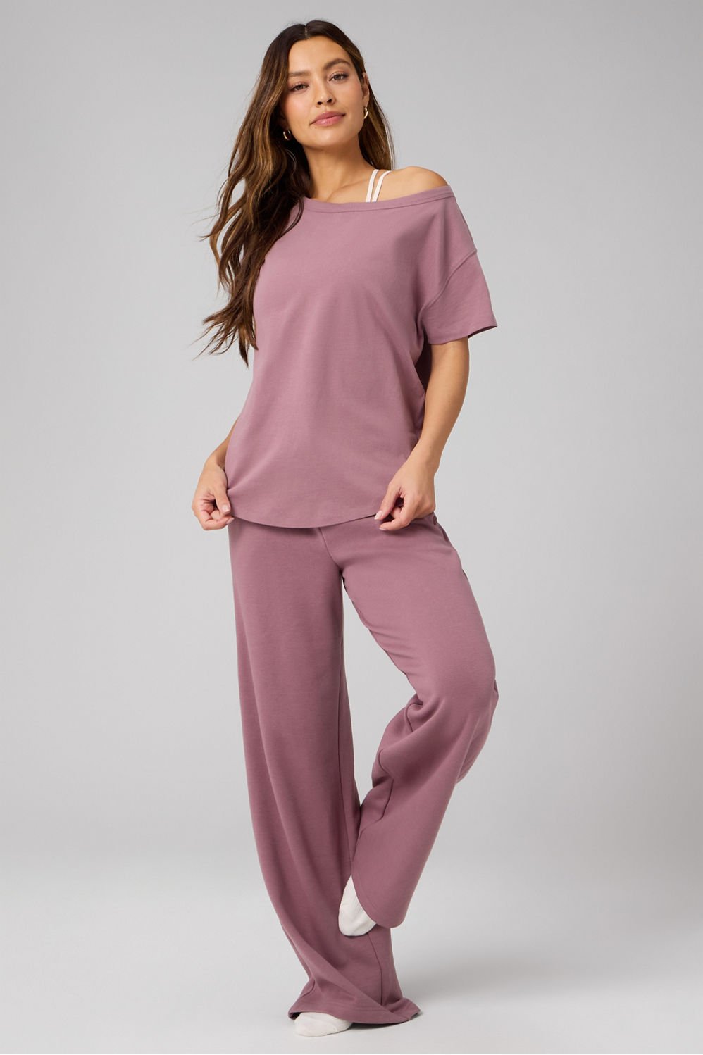 Fabletics 100% Cotton Oversized Tee