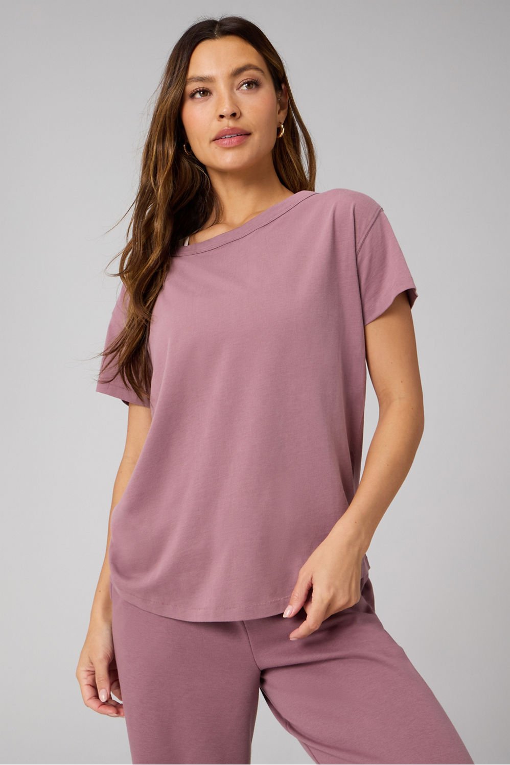 Fabletics 100% Cotton Oversized Tee