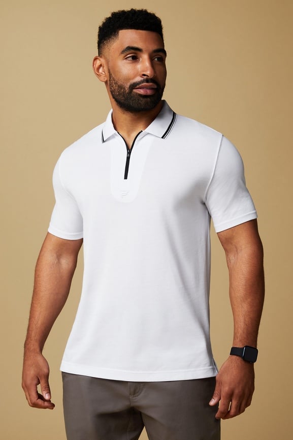 Fabletics The Dash Quarter Zip Polo