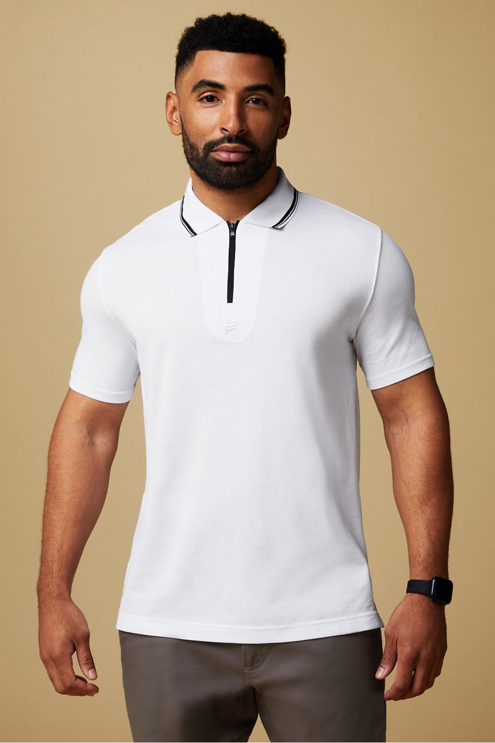 Fabletics The Dash Quarter Zip Polo