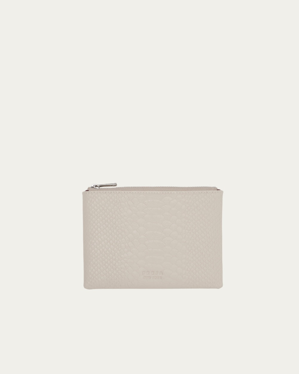 Freja Zip Pouch 8 Oat Croc