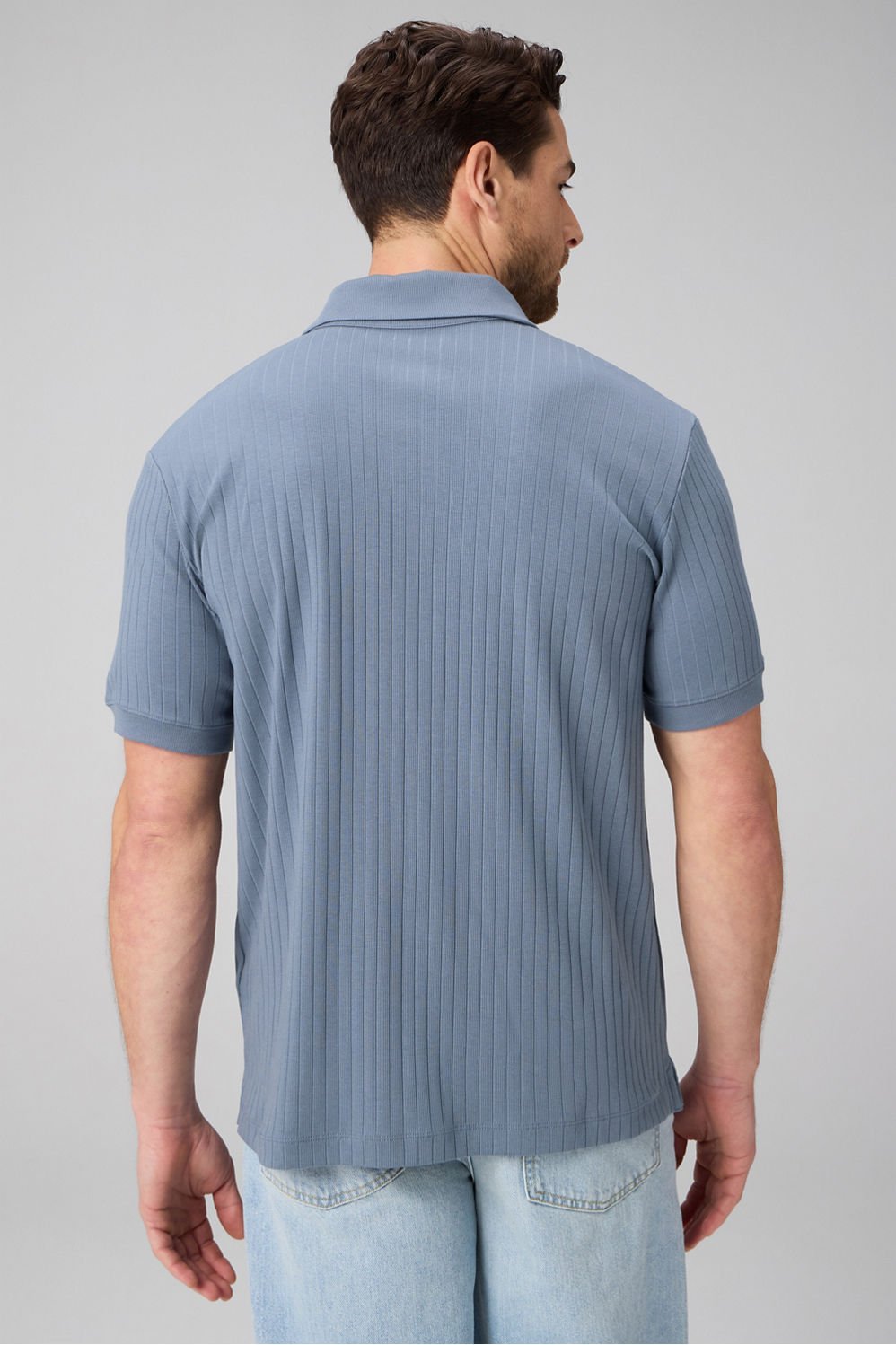 Fabletics The 24-7 Ribbed Johnny Collar Polo