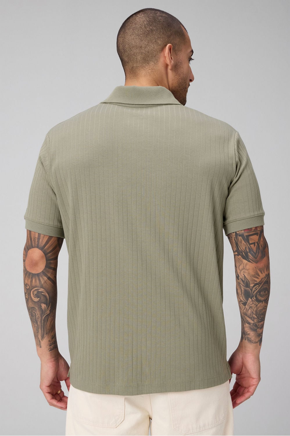 Fabletics The 24-7 Ribbed Johnny Collar Polo