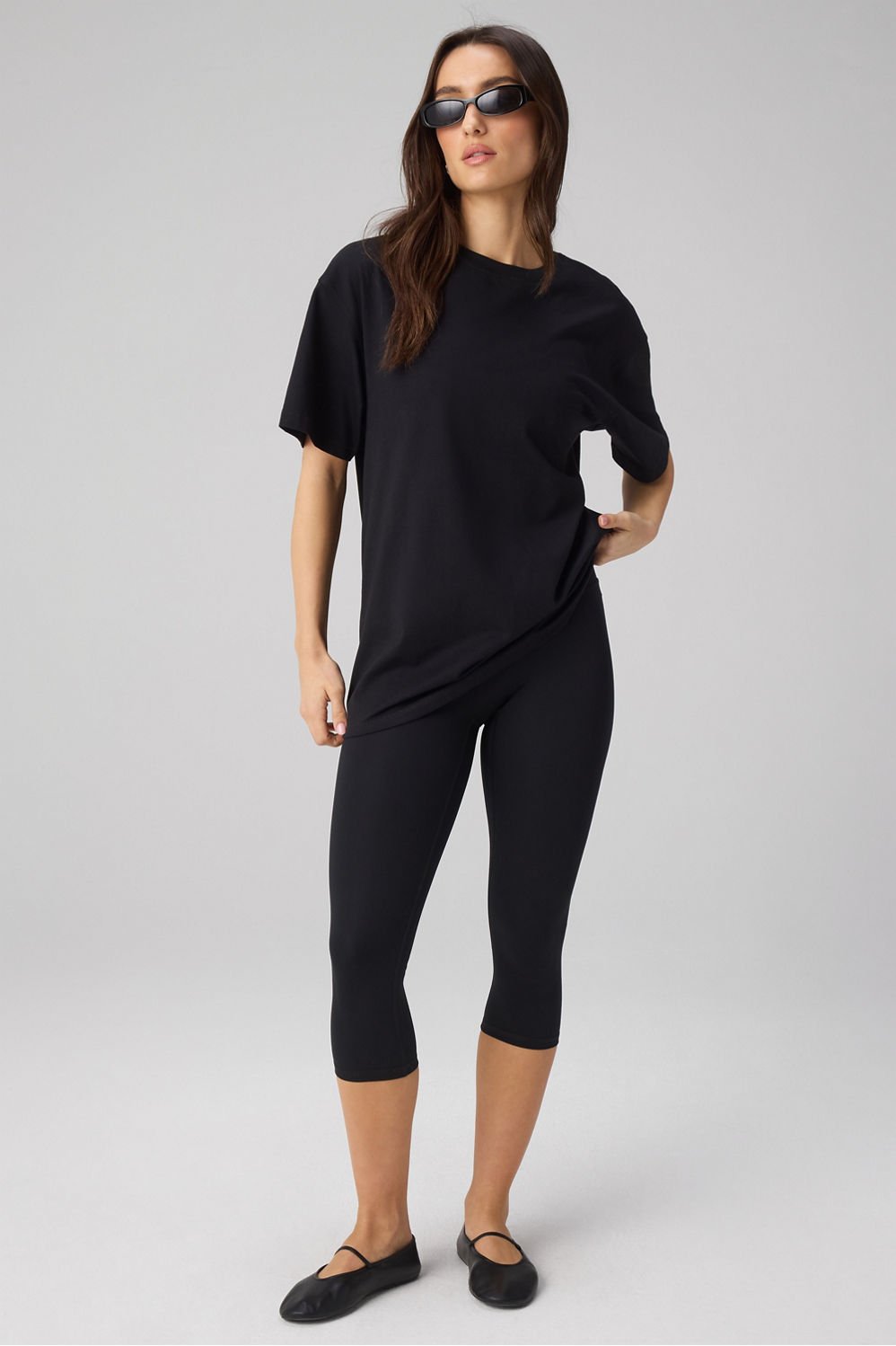 Fabletics 100% Cotton Boyfriend Short-Sleeve Tee