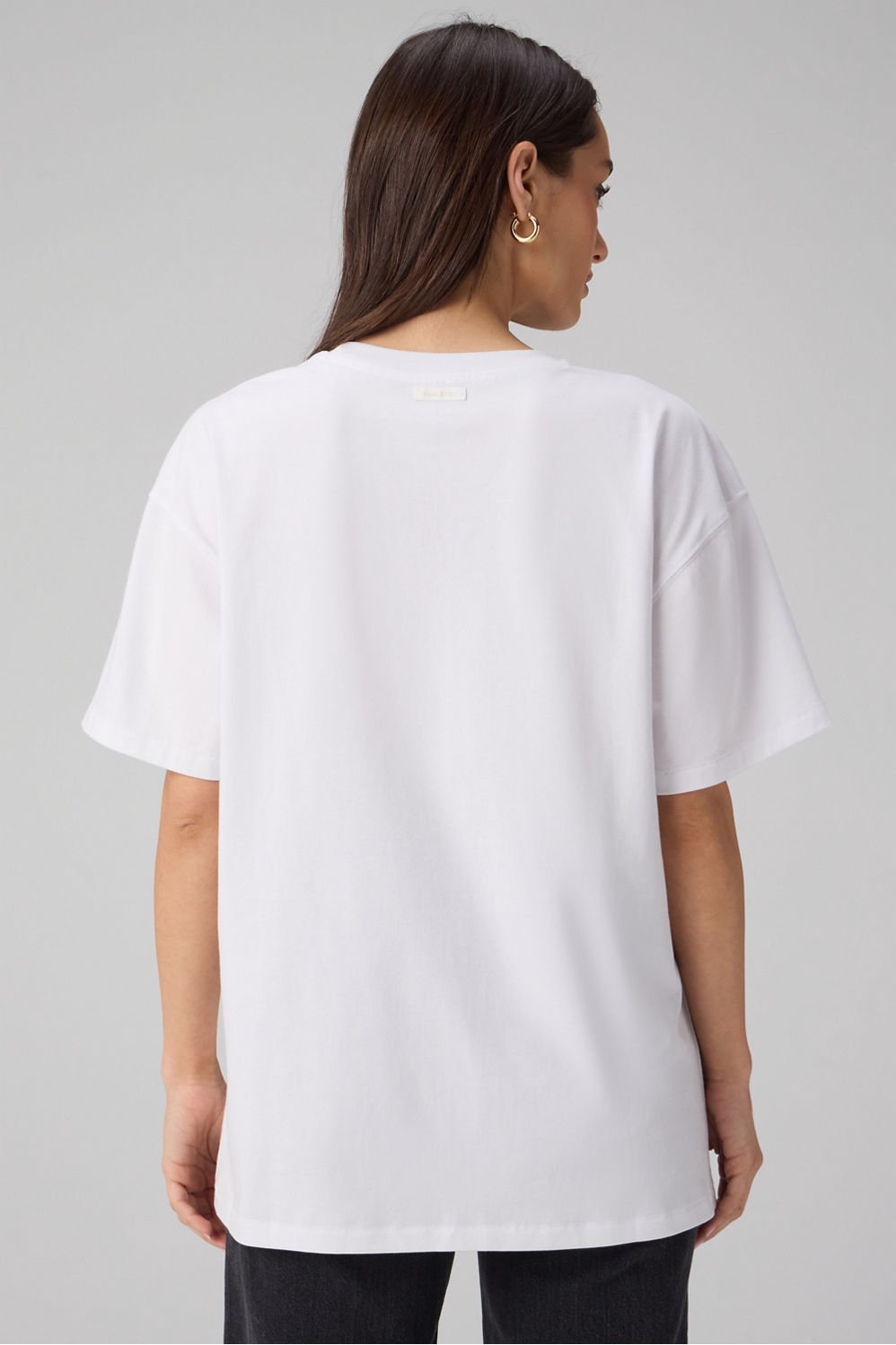 Fabletics 100% Cotton Boyfriend Short-Sleeve Tee