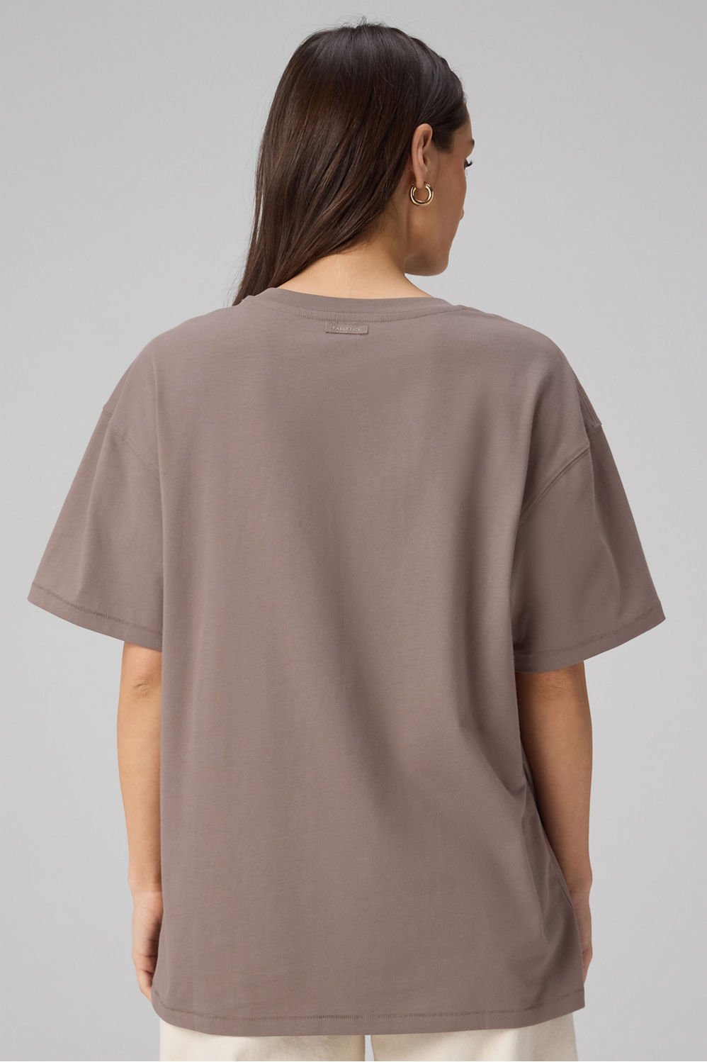 Fabletics 100% Cotton Boyfriend Short-Sleeve Tee