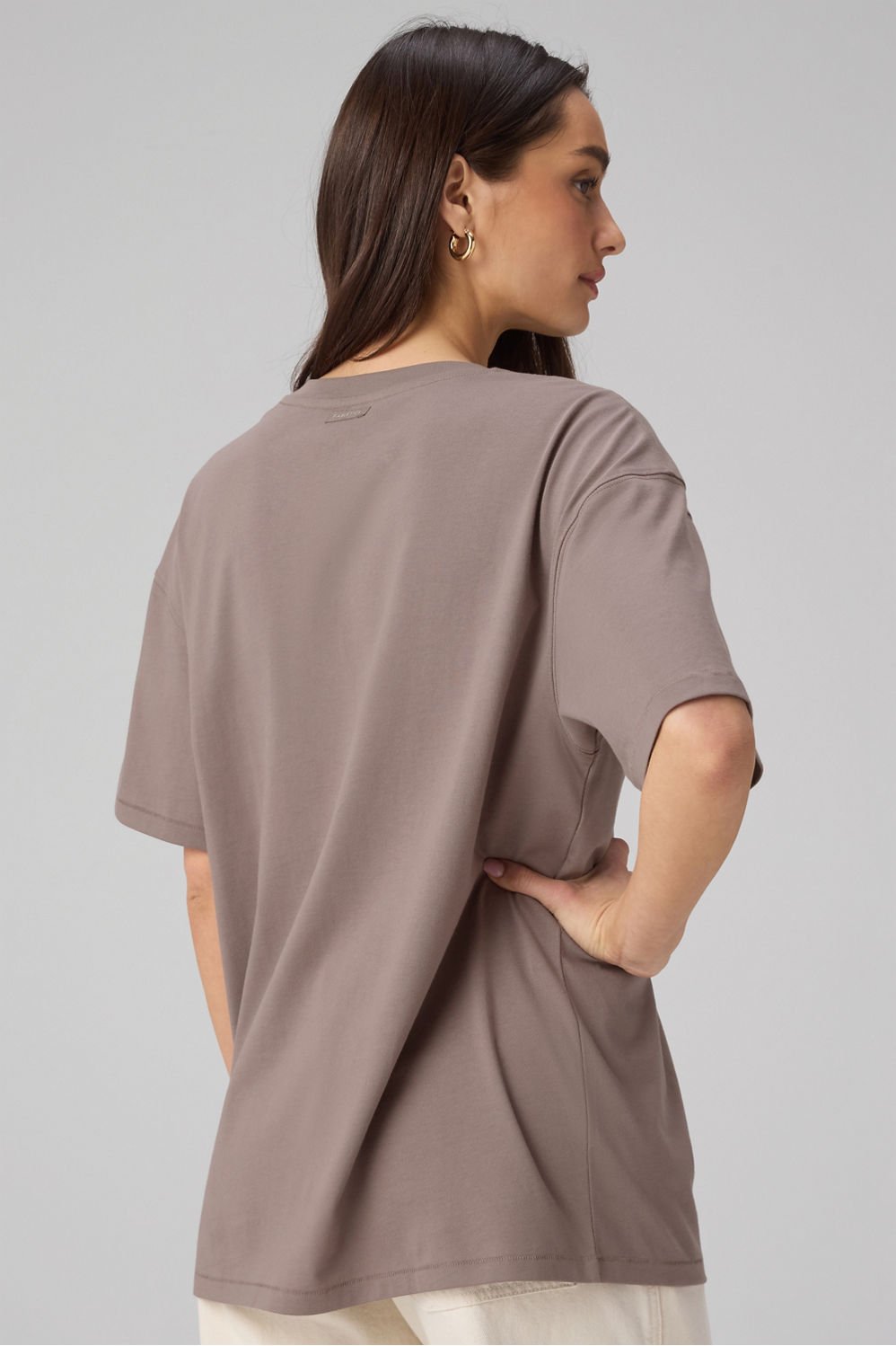 Fabletics 100% Cotton Boyfriend Short-Sleeve Tee
