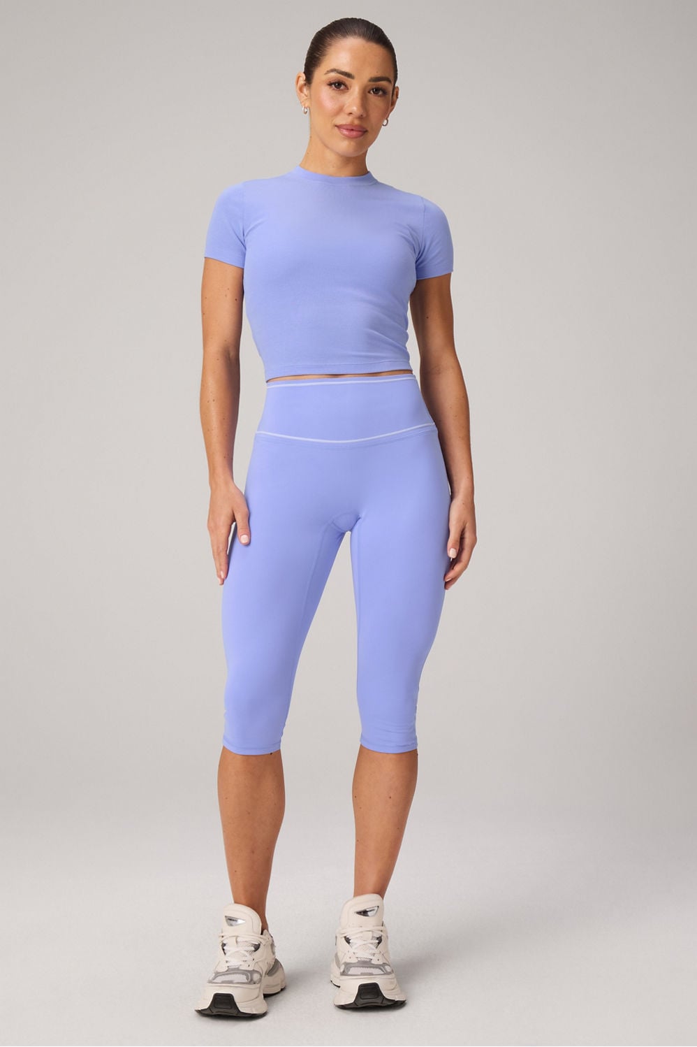 Fabletics Classic Cotton Cropped Baby Tee
