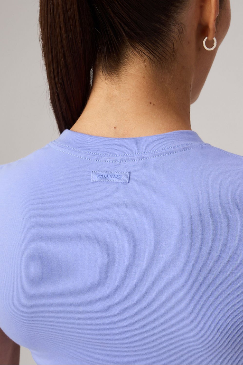 Fabletics Classic Cotton Cropped Baby Tee