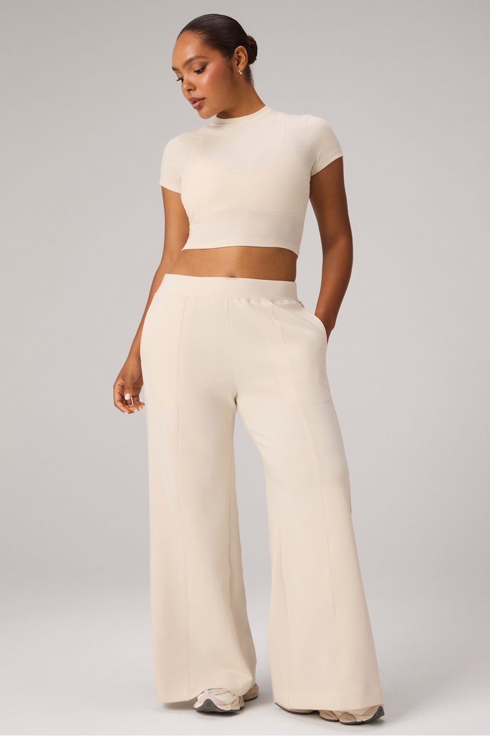 Fabletics Classic Cotton Cropped Baby Tee