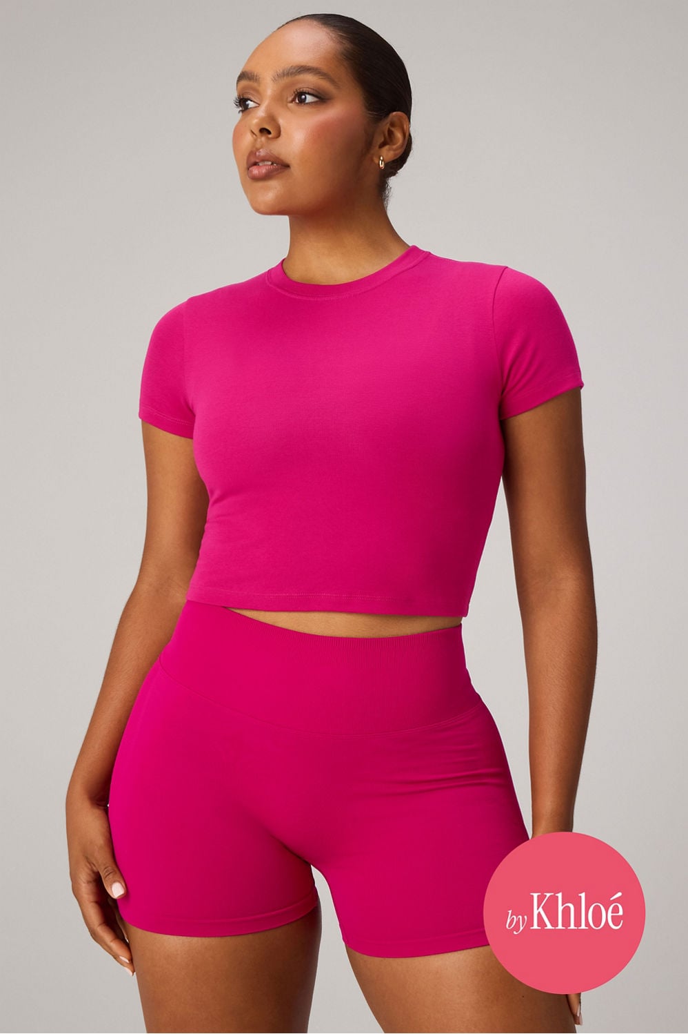 Fabletics Classic Cotton Cropped Baby Tee