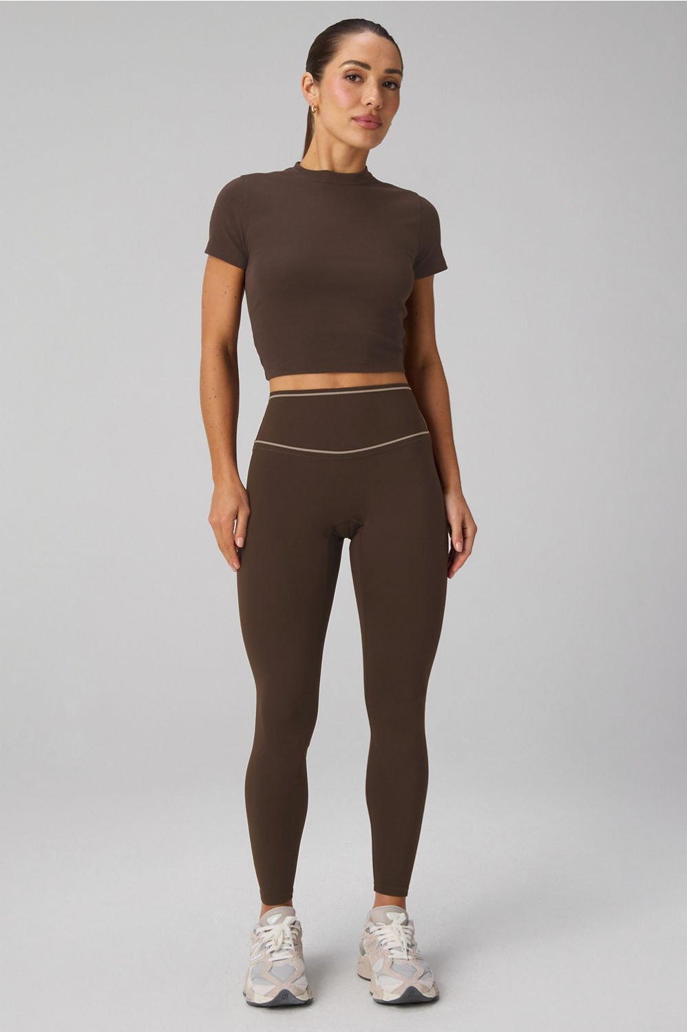 Fabletics Classic Cotton Cropped Baby Tee