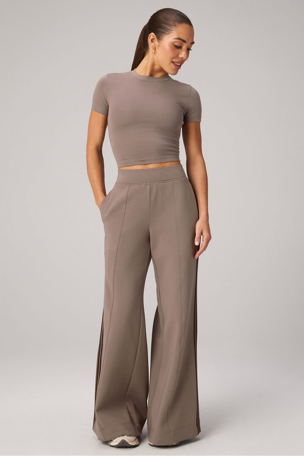 Fabletics Classic Cotton Cropped Baby Tee