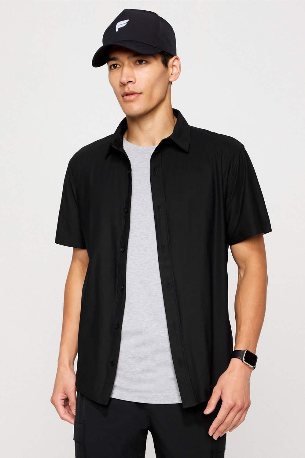 Fabletics The Don Short Sleeve Button Up