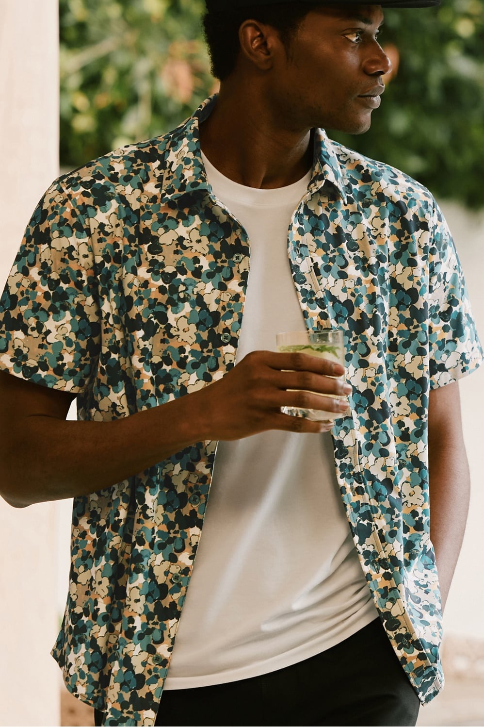 Fabletics The Don Short Sleeve Button Up