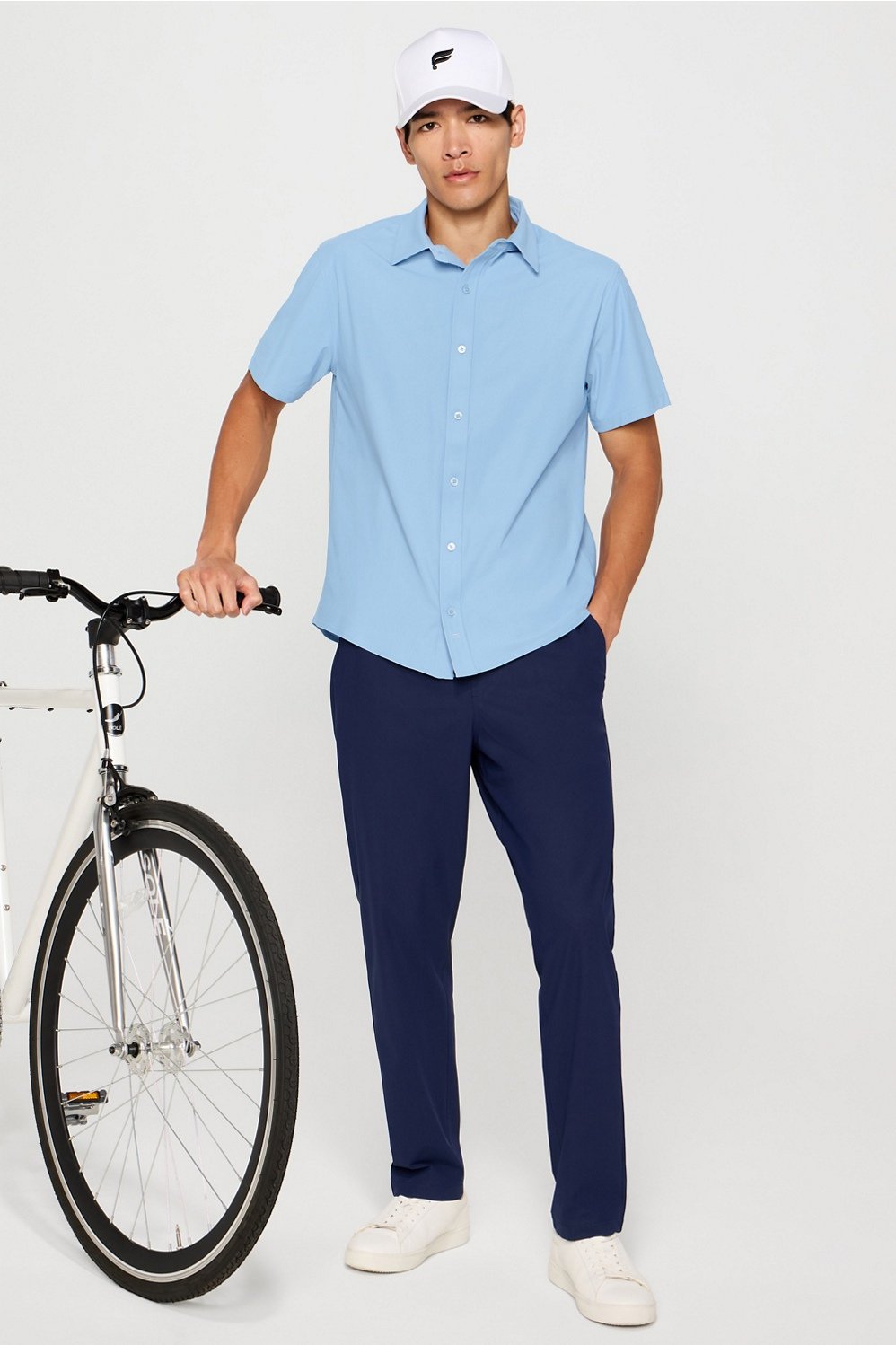 Fabletics The Don Short Sleeve Button Up