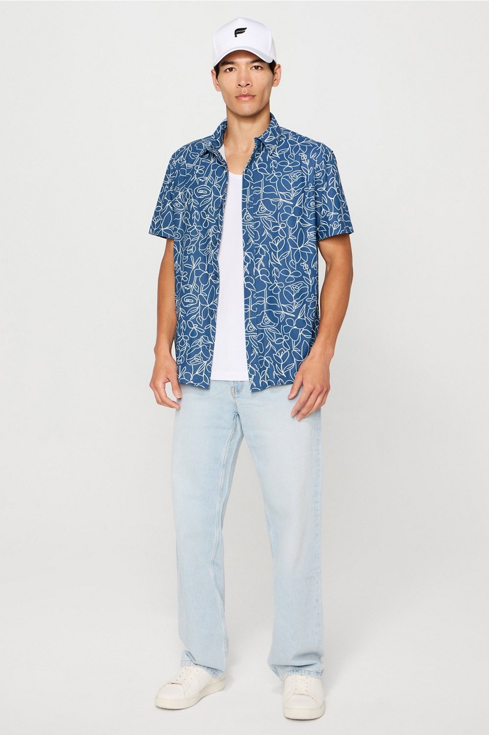Fabletics The Don Short Sleeve Button Up