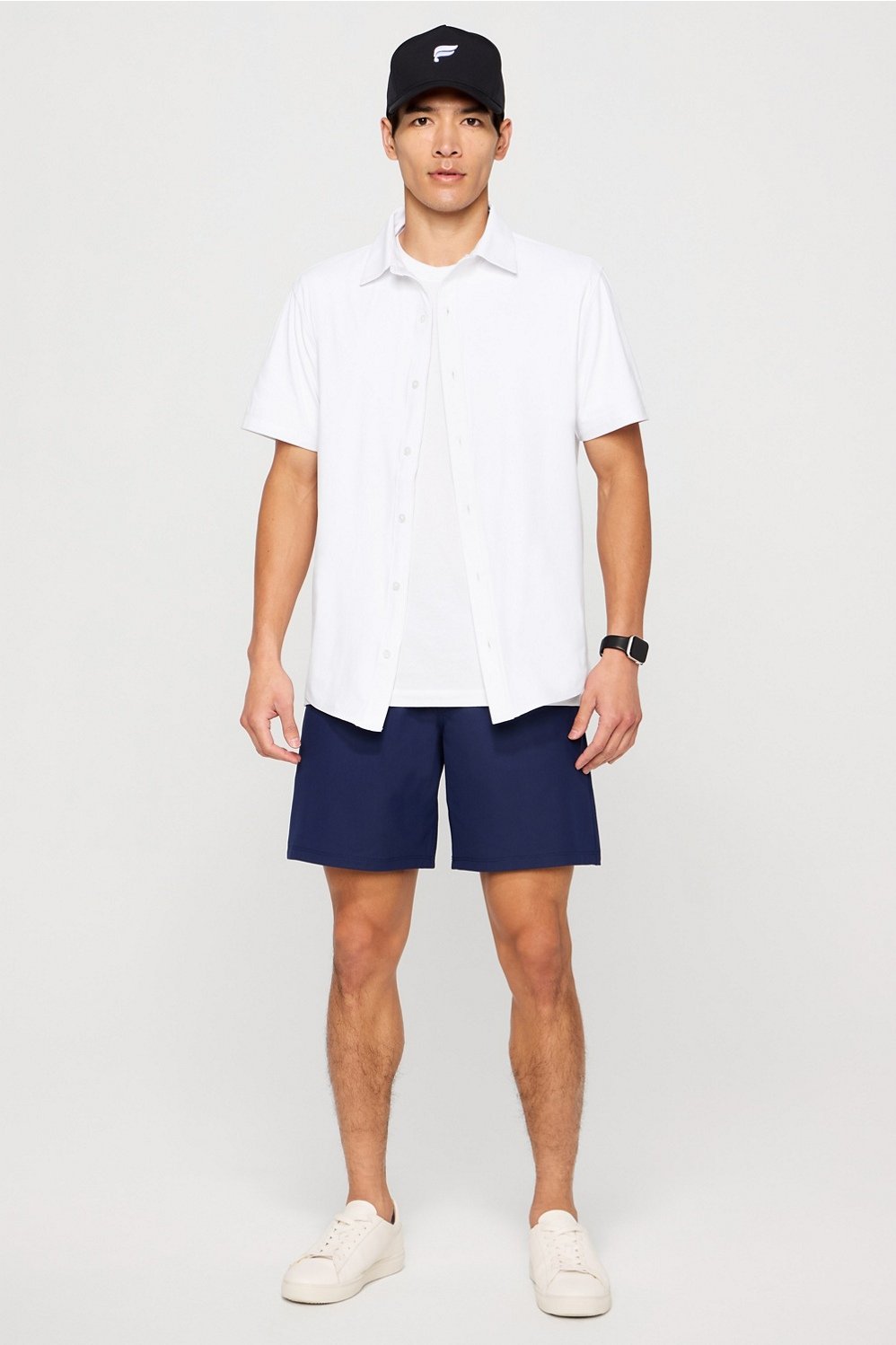 Fabletics The Don Short Sleeve Button Up