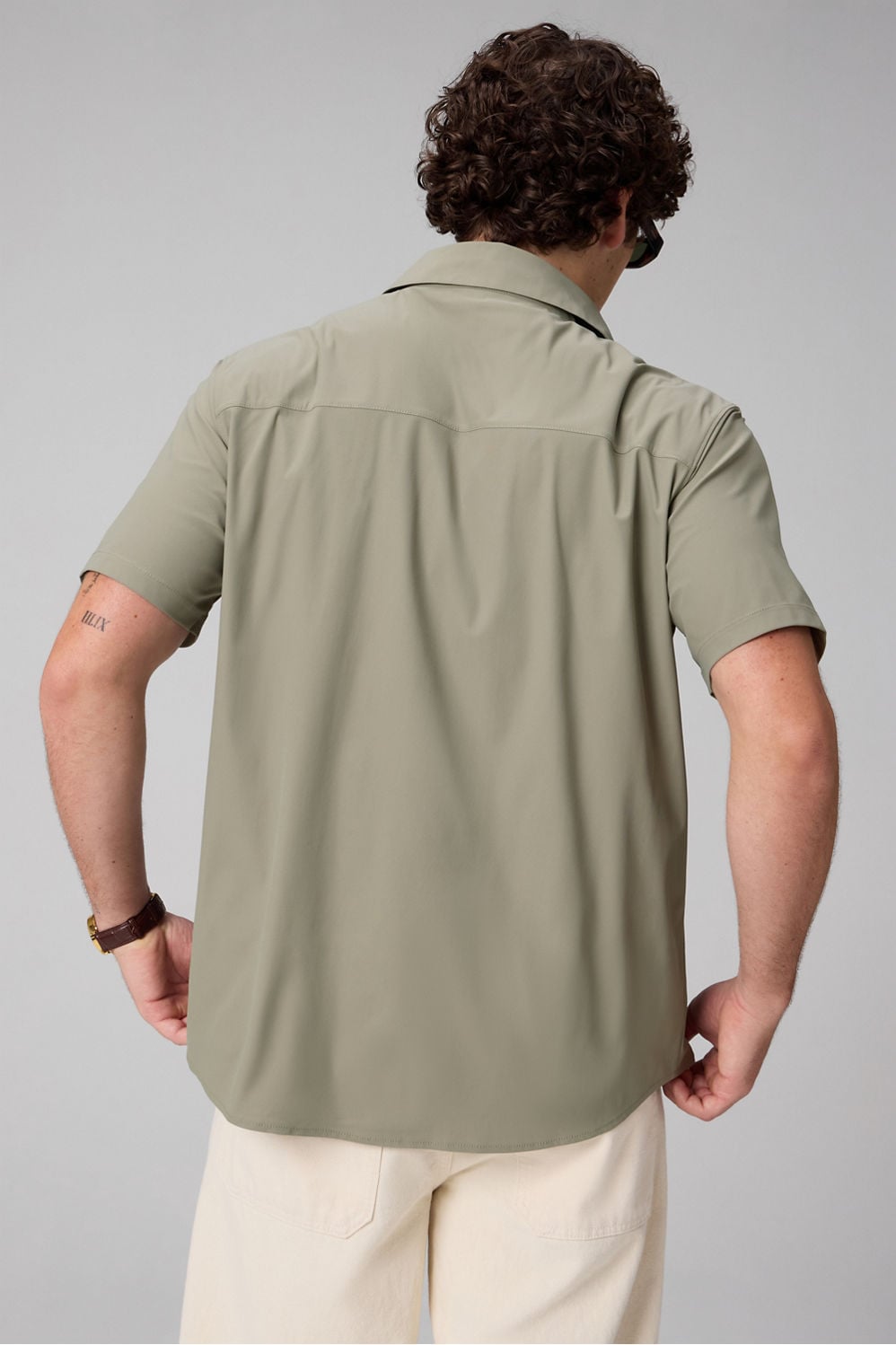 Fabletics The Don Short Sleeve Button Up