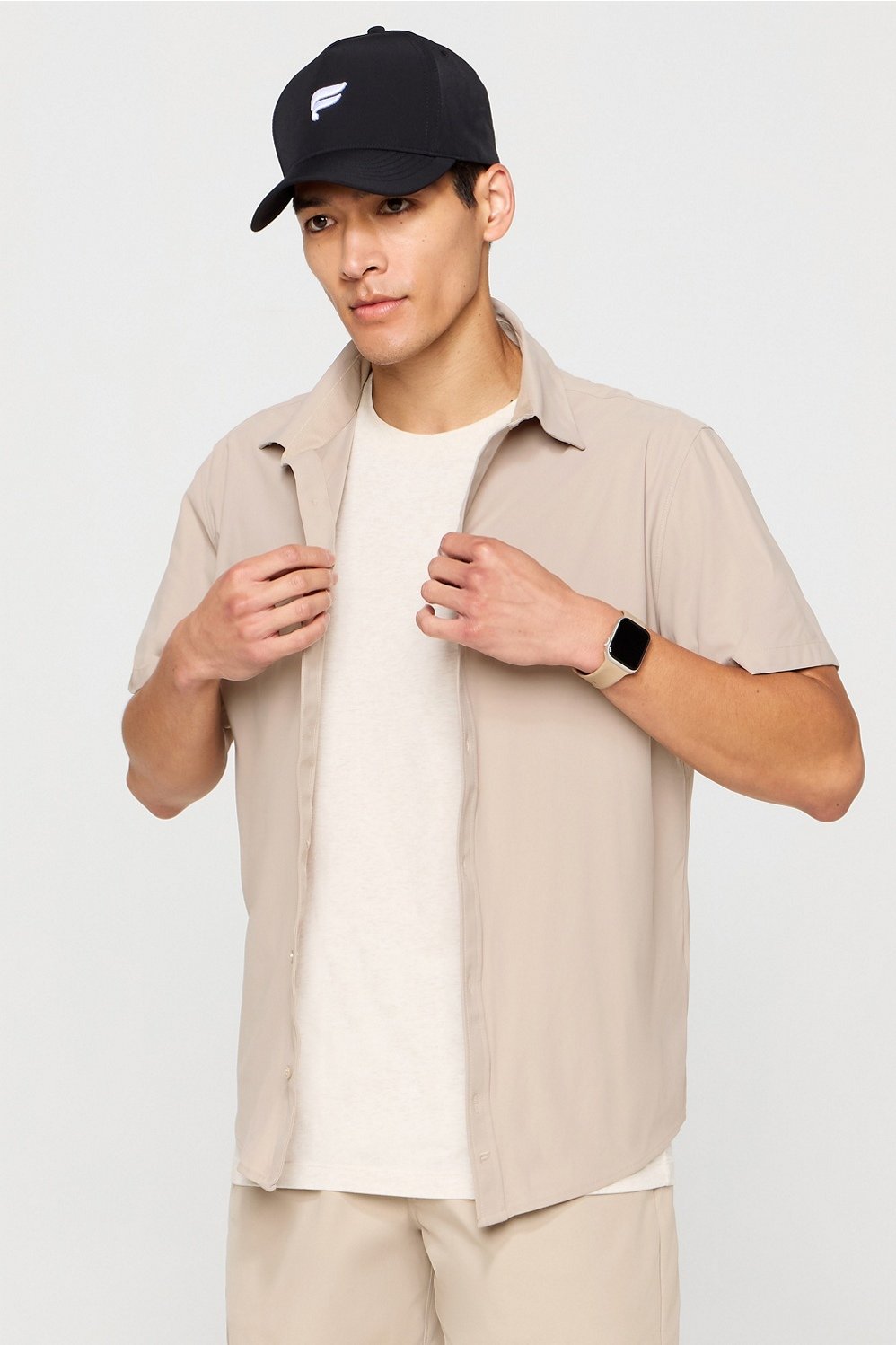 Fabletics The Don Short Sleeve Button Up