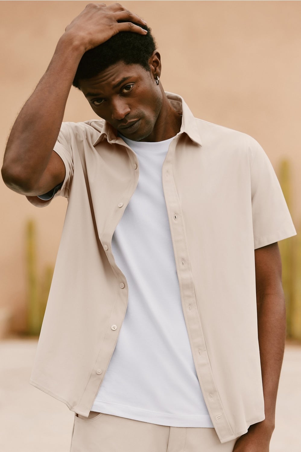 Fabletics The Don Short Sleeve Button Up