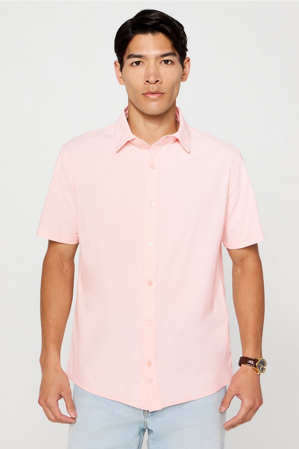 Fabletics The Don Short Sleeve Button Up