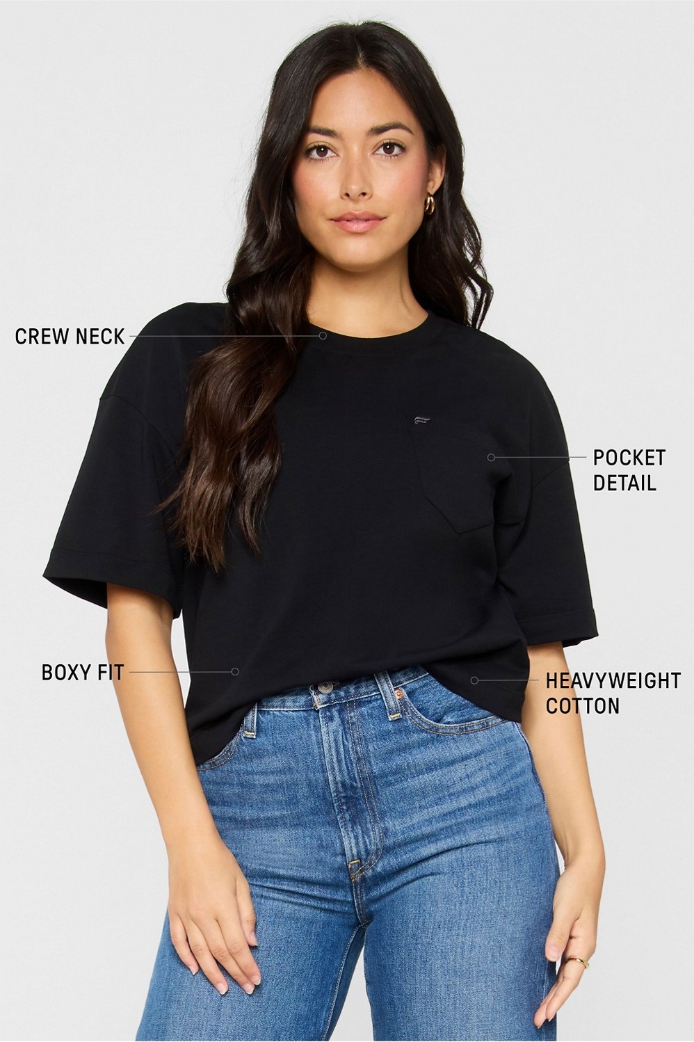 Fabletics Heavy Cotton Pocket Tee