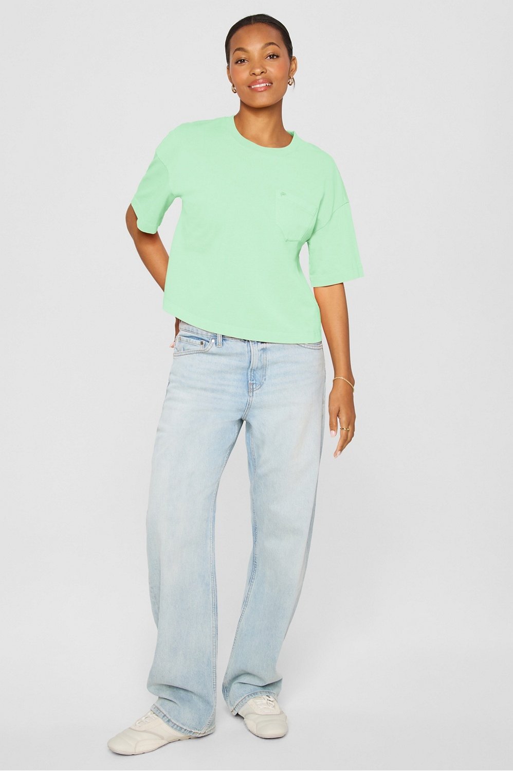 Fabletics Heavy Cotton Pocket Tee