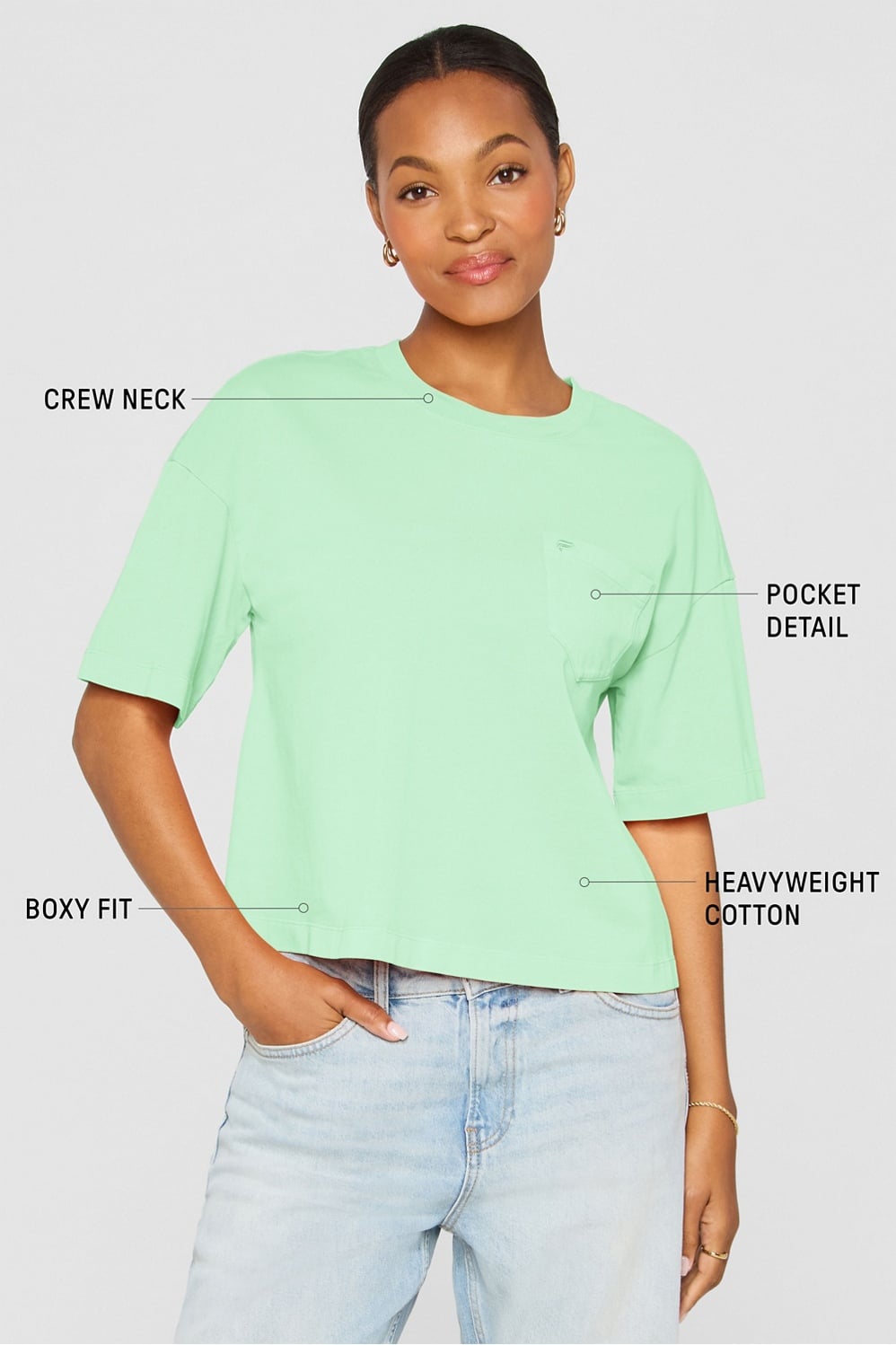 Fabletics Heavy Cotton Pocket Tee