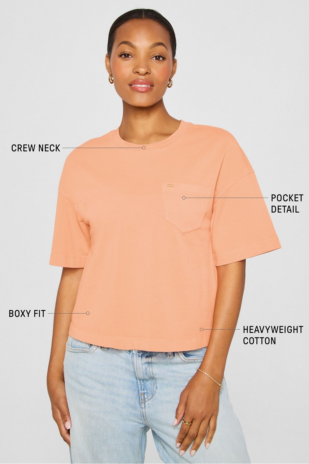 Fabletics Heavy Cotton Pocket Tee