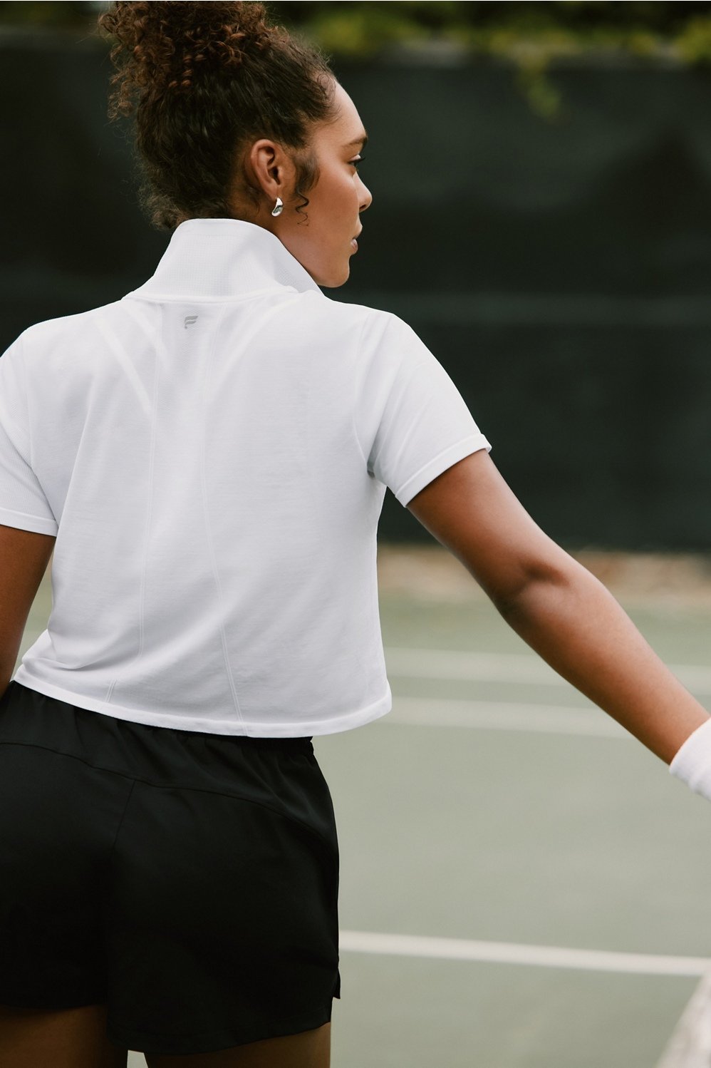 Fabletics Feather Tech+ Short-Sleeve Polo