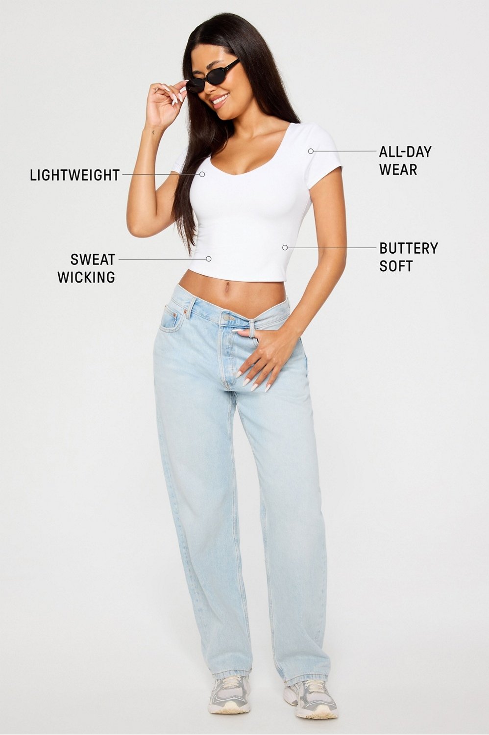 Fabletics AirLite Short-Sleeve Top