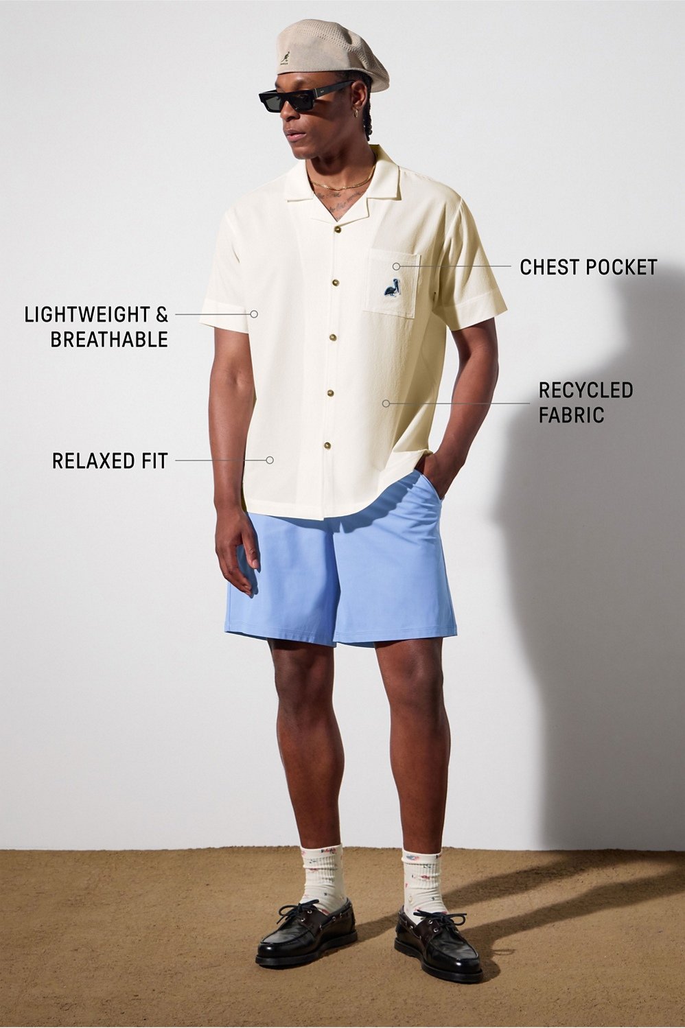 Fabletics The Cabana Button Up