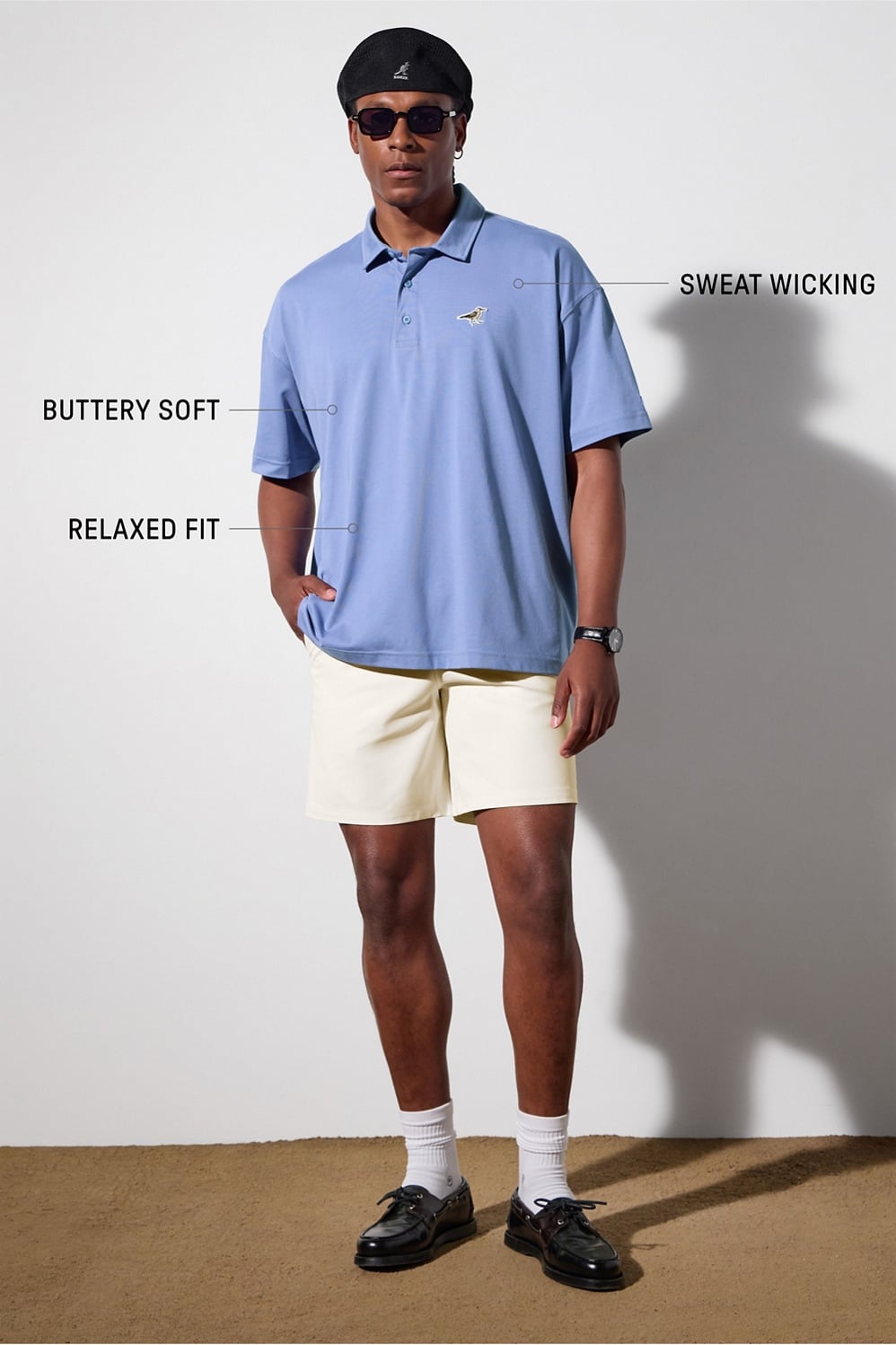 Fabletics The Effortless Oversized Polo