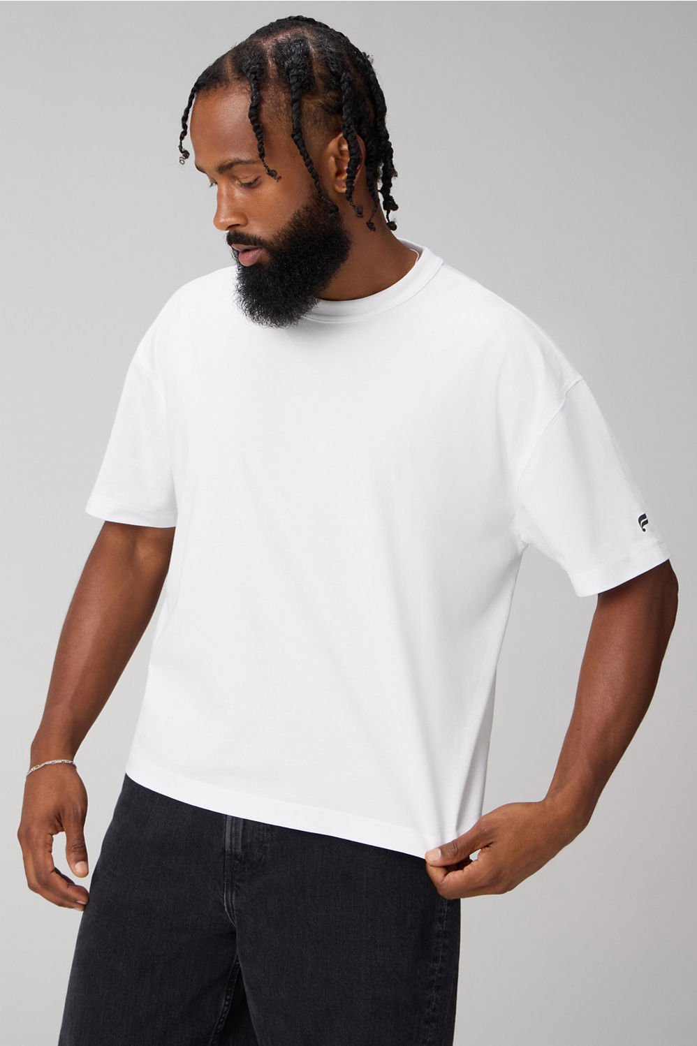 Fabletics The Effortless Oversized Tee (Cropped)