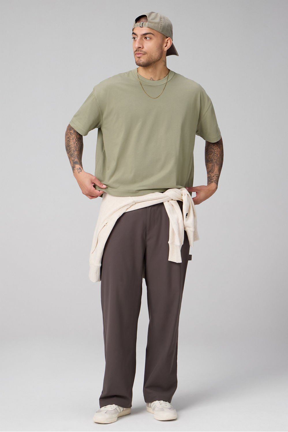 Fabletics The Effortless Oversized Tee (Cropped)
