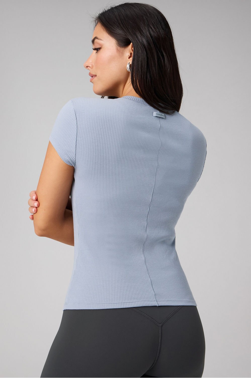 Fabletics Modal Rib Short-Sleeve Top