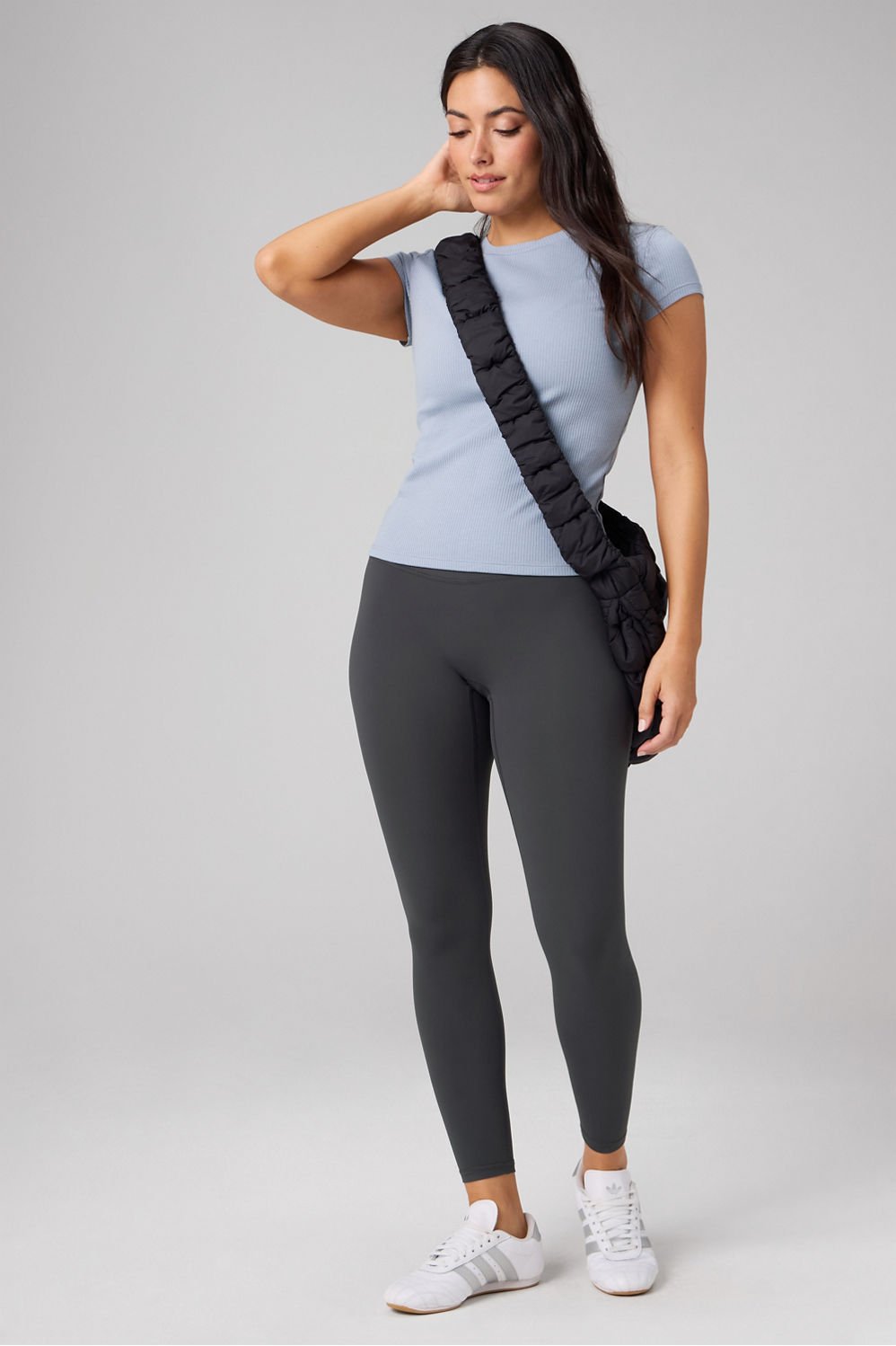 Fabletics Modal Rib Short-Sleeve Top