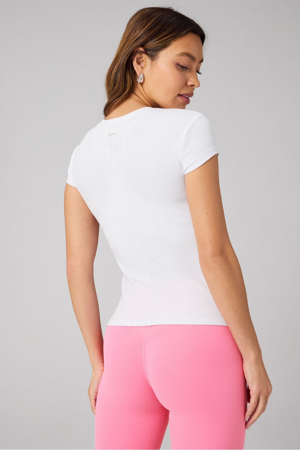Fabletics Modal Rib Short-Sleeve Top
