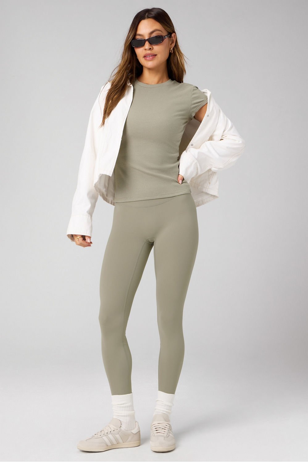 Fabletics Modal Rib Short-Sleeve Top