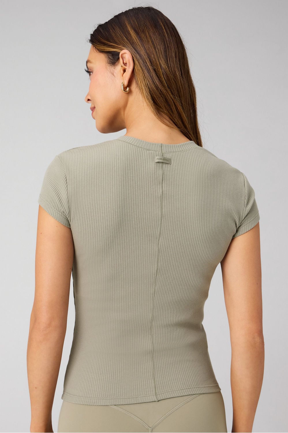 Fabletics Modal Rib Short-Sleeve Top