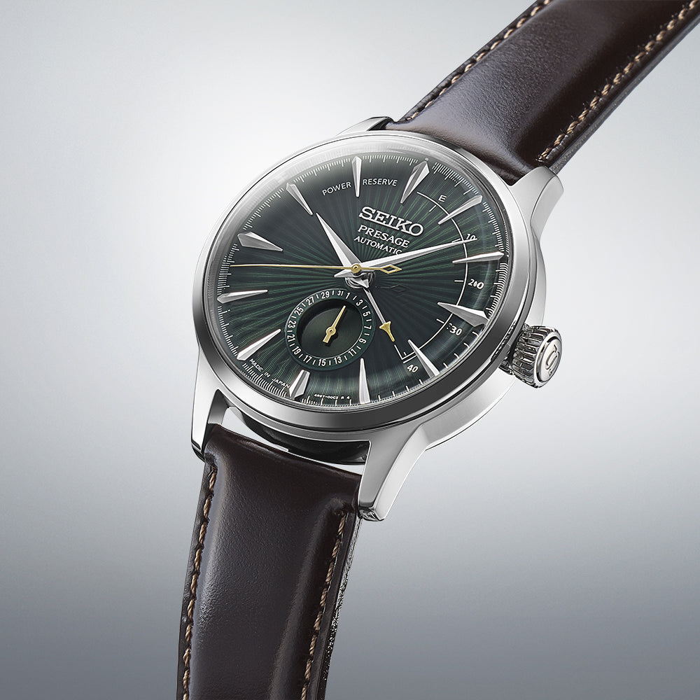 Seiko Presage Midnight Mockingbird Cocktail Time Power Indicator
