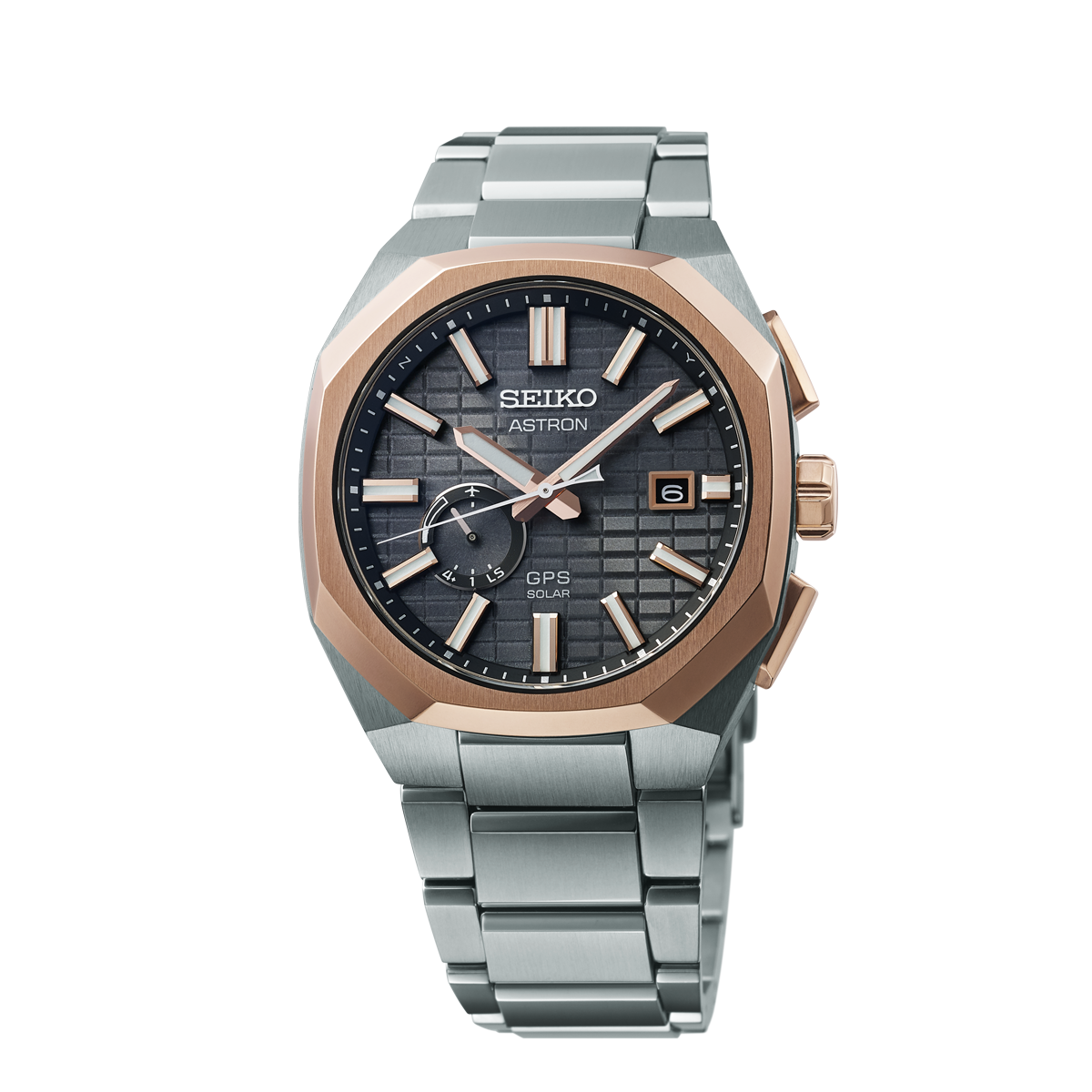 Seiko Astron Gps Solar Rose Gold Crystal Box