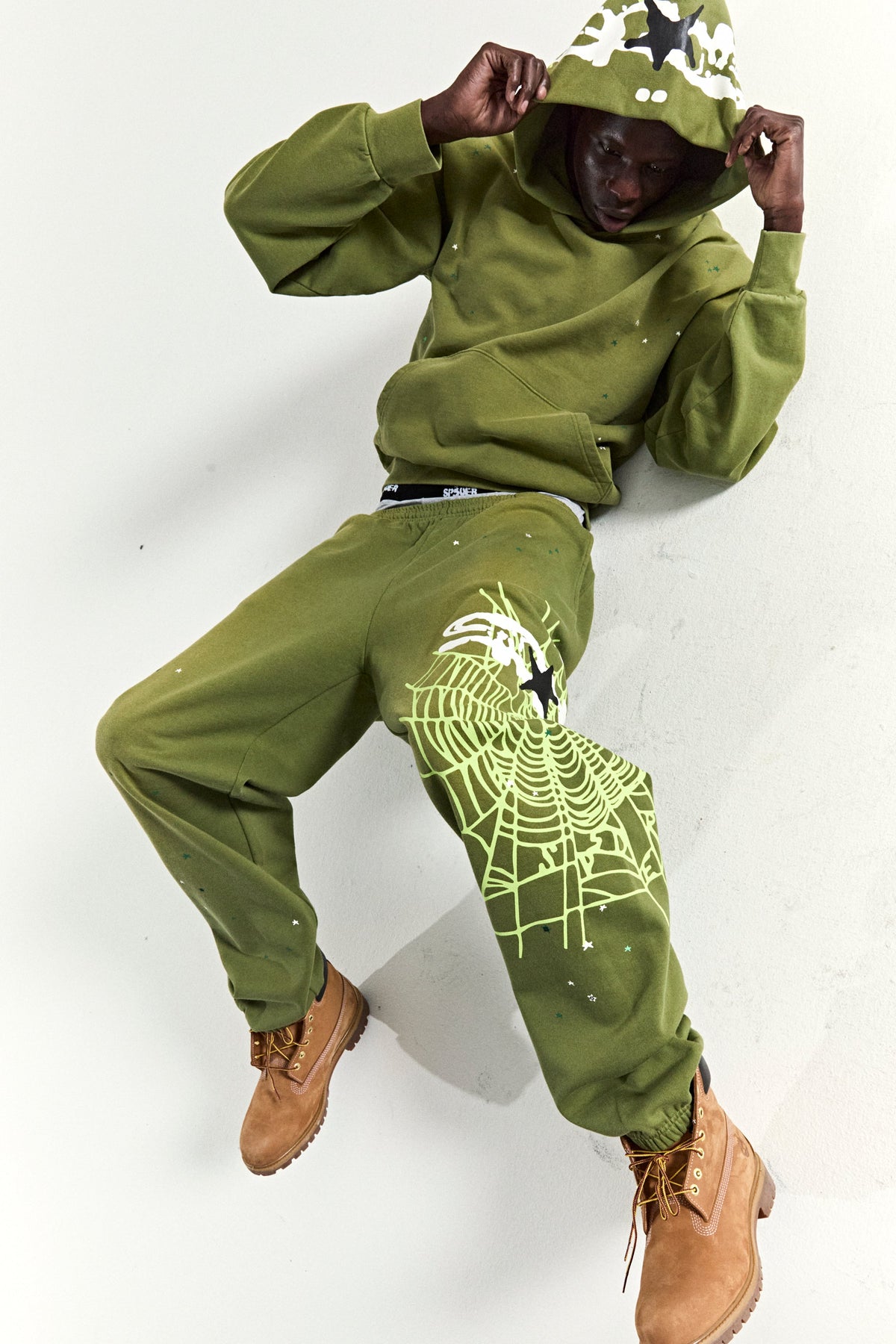 Sp5der Heavy WEB Hoodie