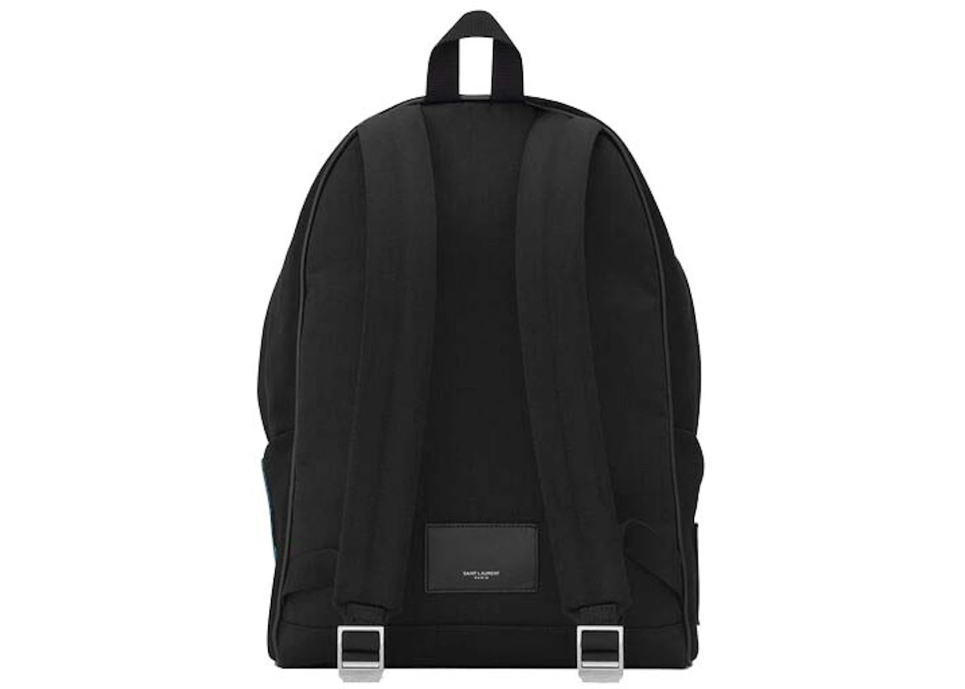 saint laurent city backpack black/white