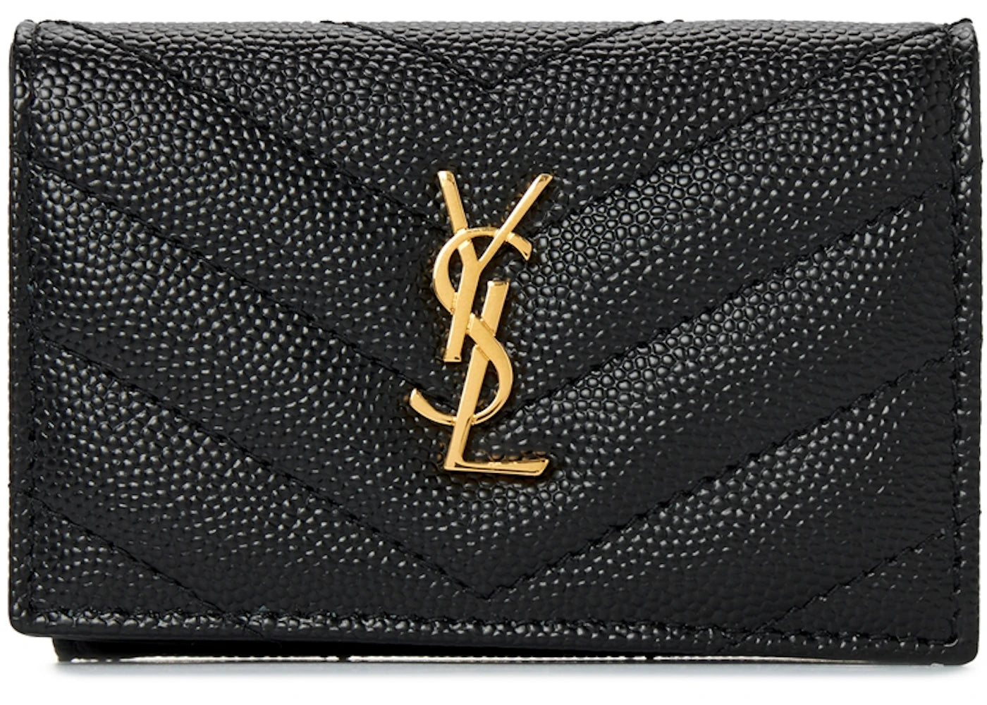Saint Laurent Monogram Short Wallet Black
