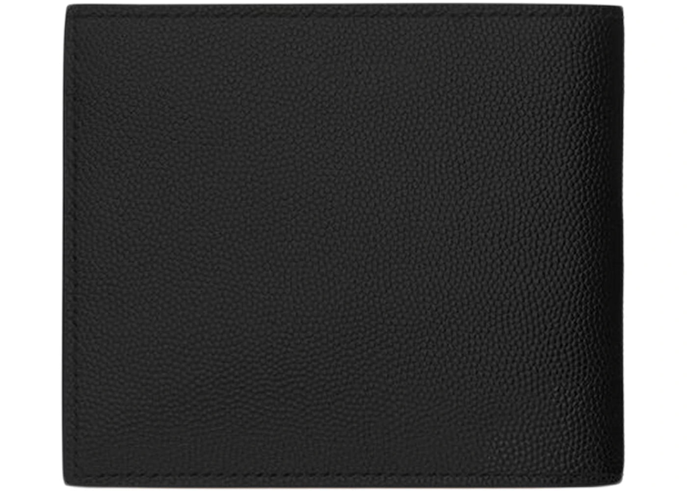 saint laurent paris east/west wallet with coin purse de poudre embossed black