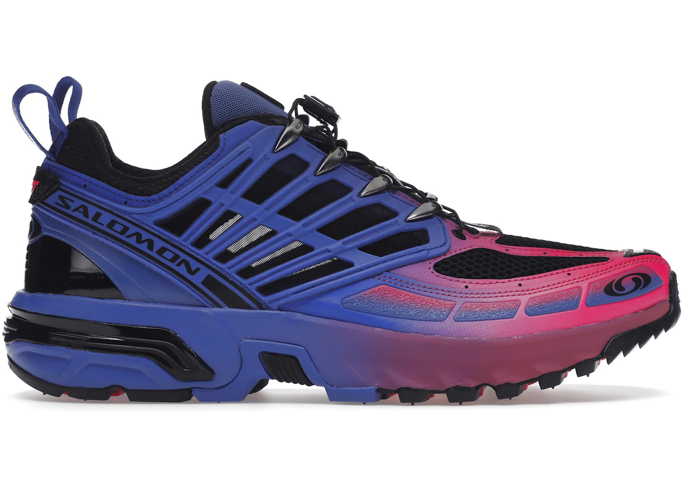 salomon acs pro advanced kar l'art de l'automobile dazzling blue pink glo
