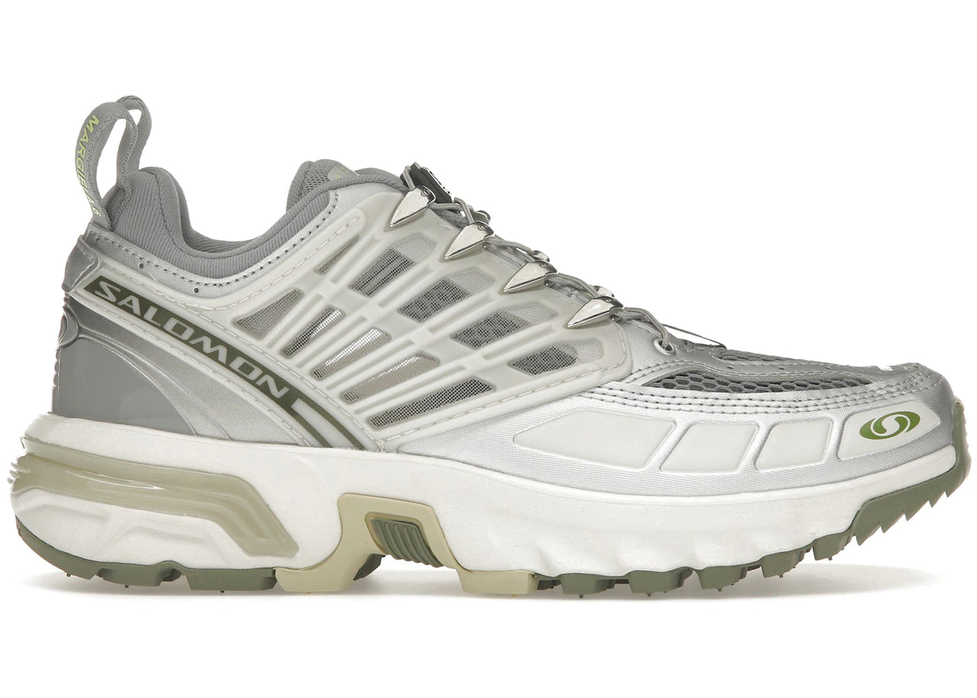 salomon acs pro mm6 maison margiela sharkskin silver sharp green